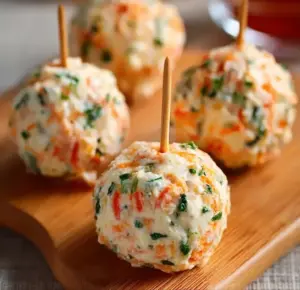 Boulettes apéritives au surimi et fromage frais