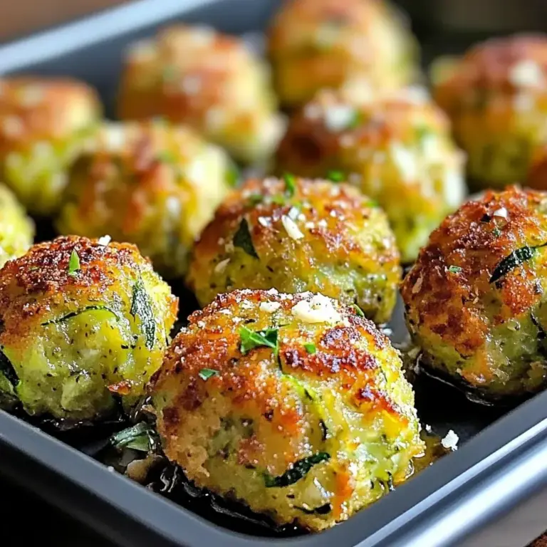Boulettes de Courgettes au Four – Rapide Chef