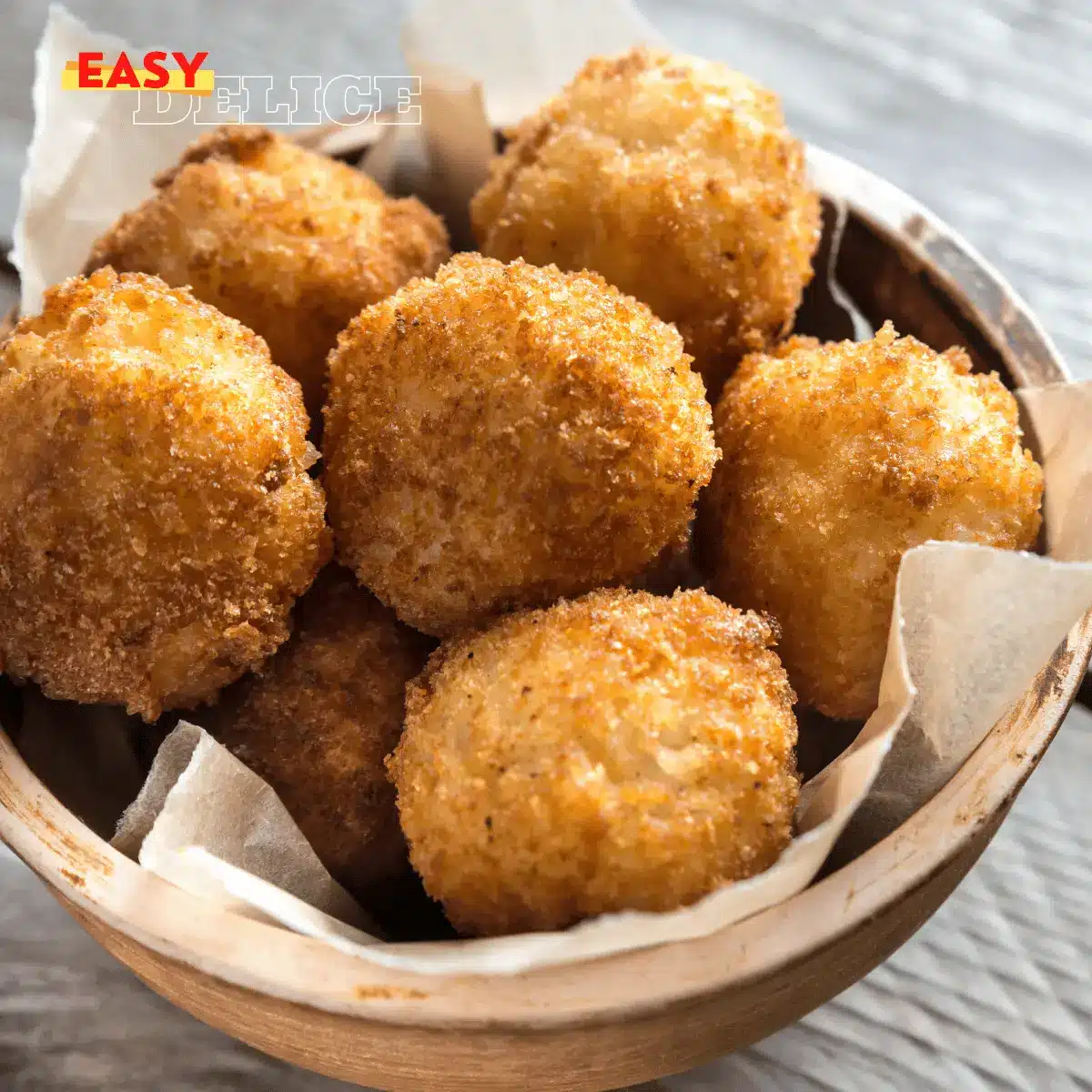 Boulettes de Mozzarella à l'Air Fryer 2 boulettes de mozzarella air fryer