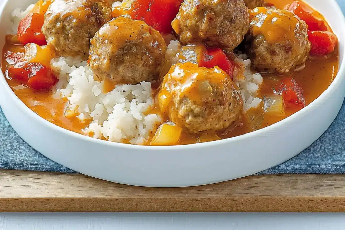 Boulettes de porc à la mijoteuse 2 boulettes de porc mijoteuse