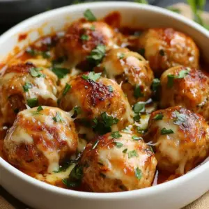 Boulettes de poulet au cœur fondant de fromage