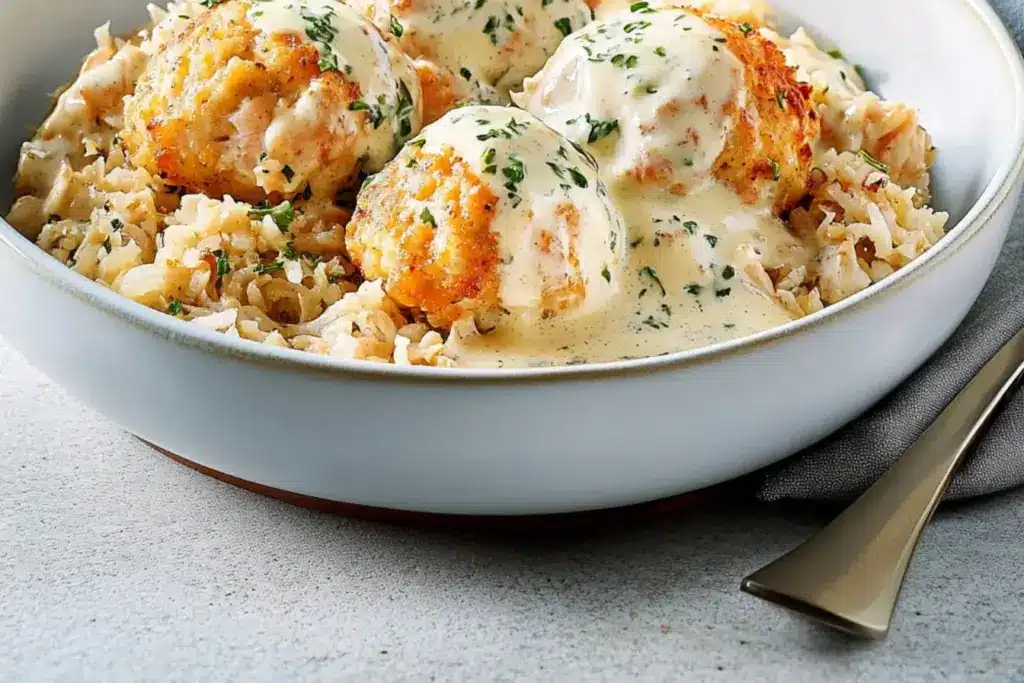 Boulettes de saumon crémeuses
