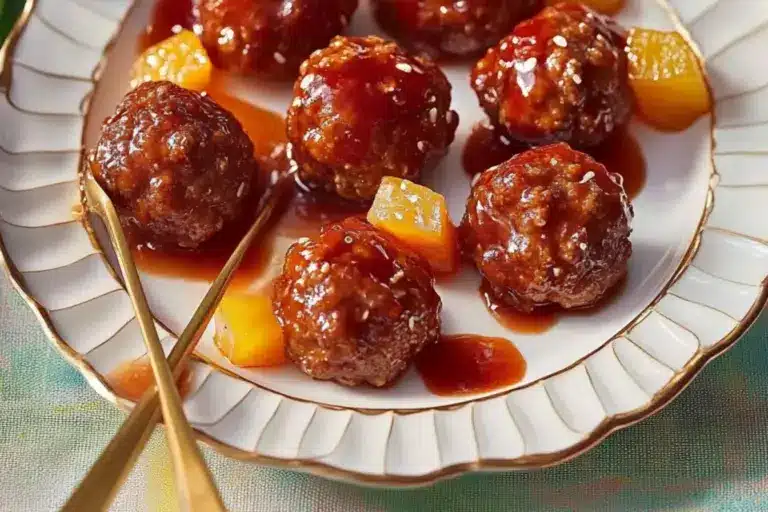 Boulettes de viande aigre-douce