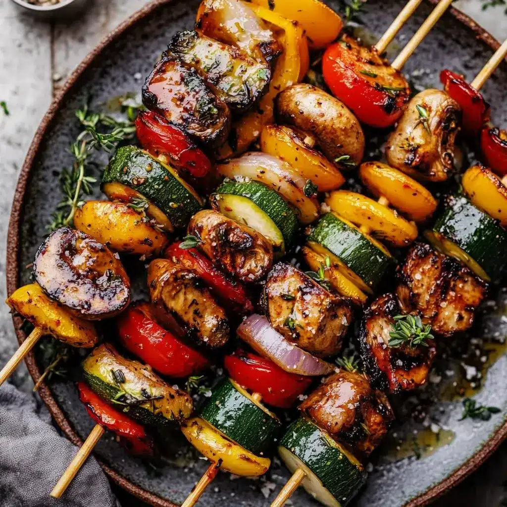 Brochettes de Légumes Grillés