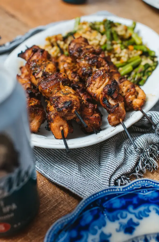 Brochettes de poulet grillées (les meilleures) – Le Coup de Grâce
