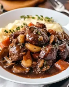 Bœuf Bourguignon à l’ancienne