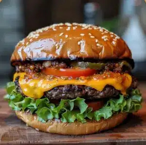 Burger Fromage Classique Maison