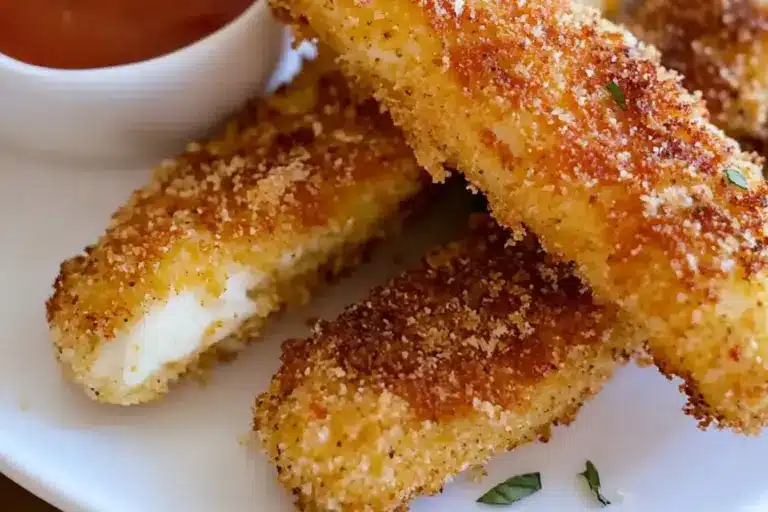 Bâtonnets de mozzarella à l’air fryer