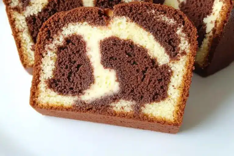 Cake marbré ultra moelleux
