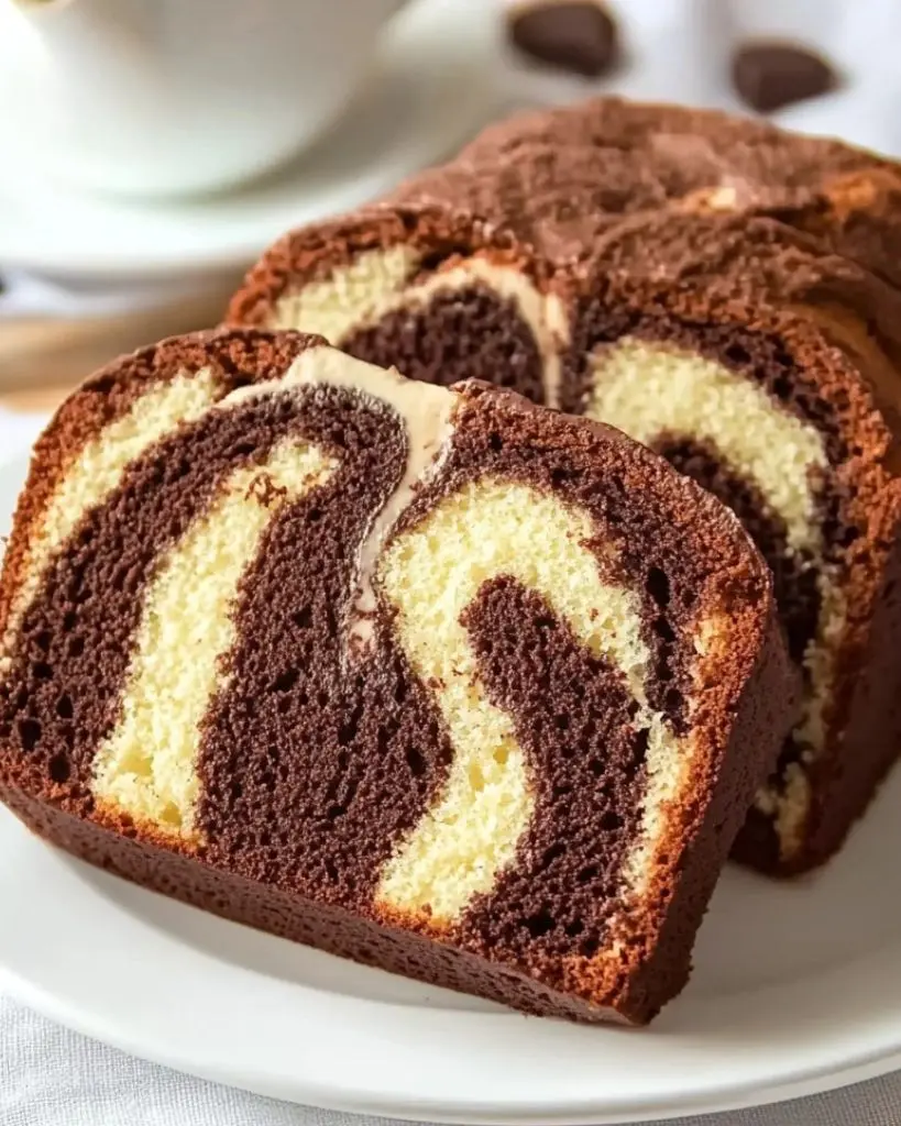 Cake marbré au chocolat ultra moelleux