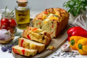 Cake Poivron et Chèvre