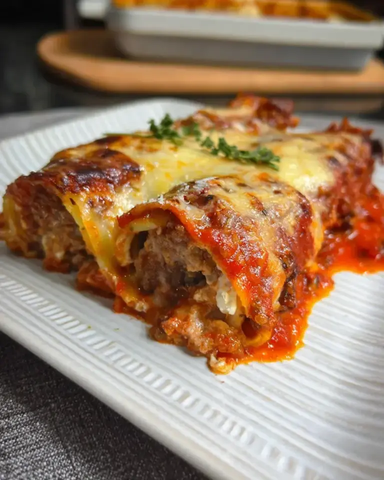 Cannelloni au boeuf et ricotta