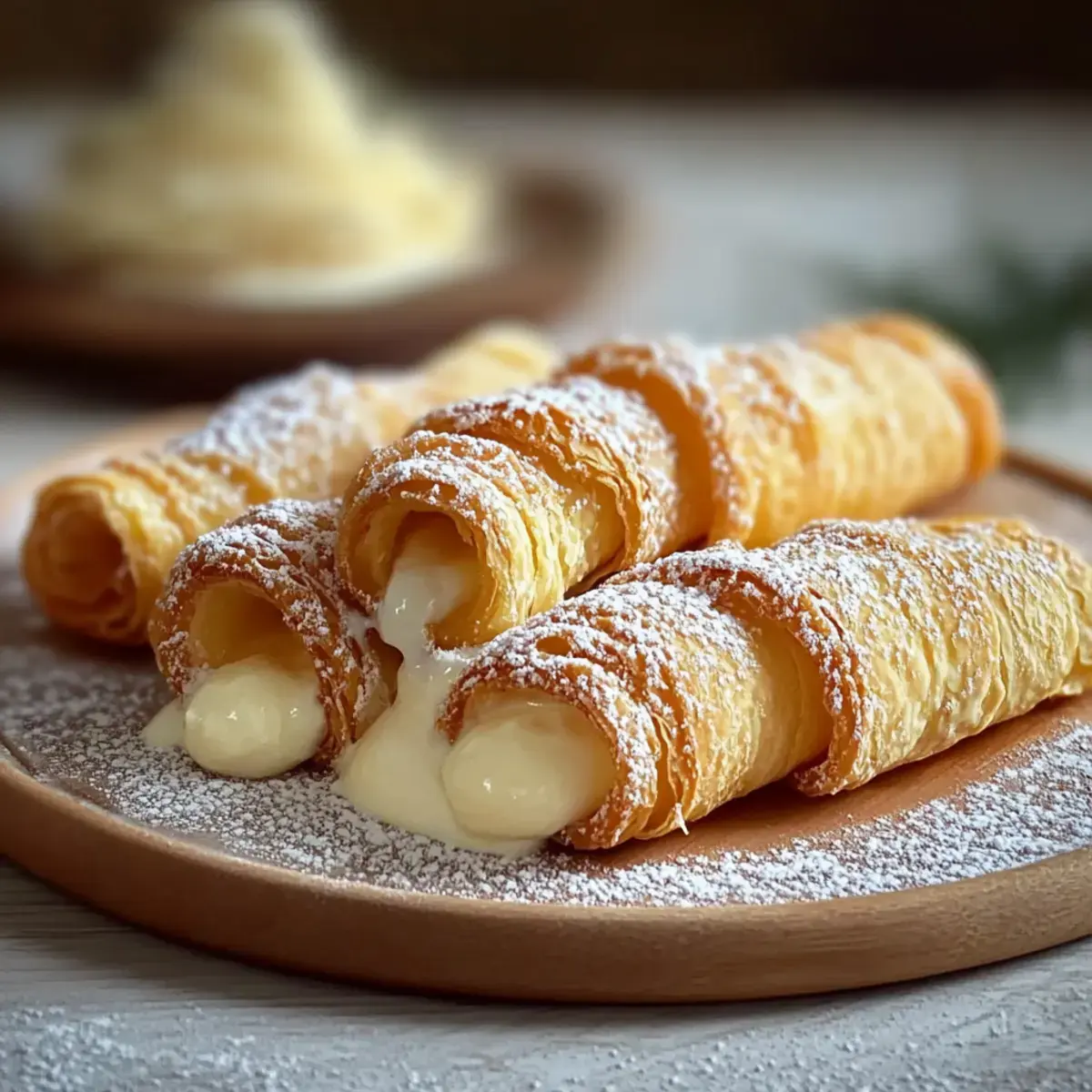 Cannoncini farcis crème italienne: délices croustillants maison 2 cannoncini farcis à la crème italienne