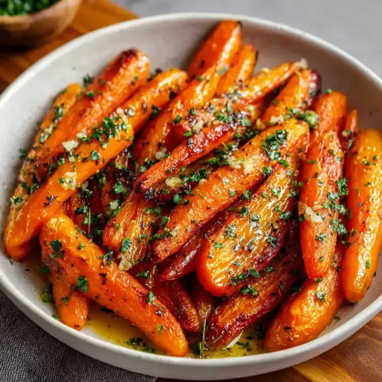 carottes rôties au miel