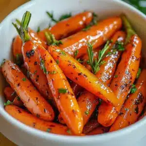 Carottes rôties au miel