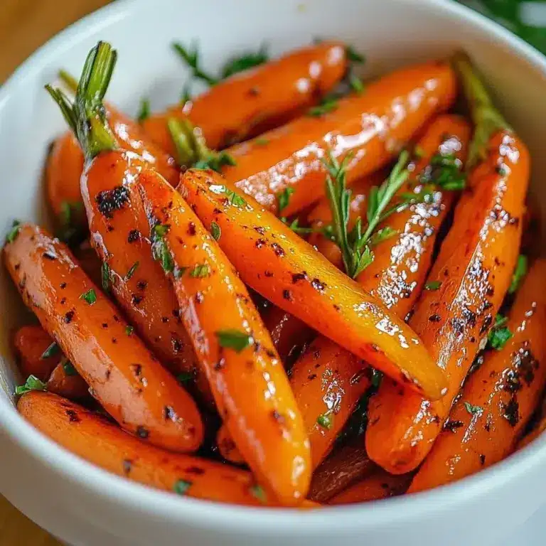 Carottes rôties au miel