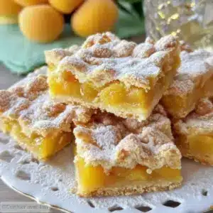 Carrés aux abricots fondants