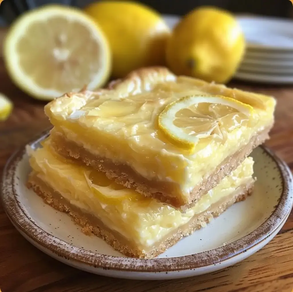 Carrés Crémeux au Citron