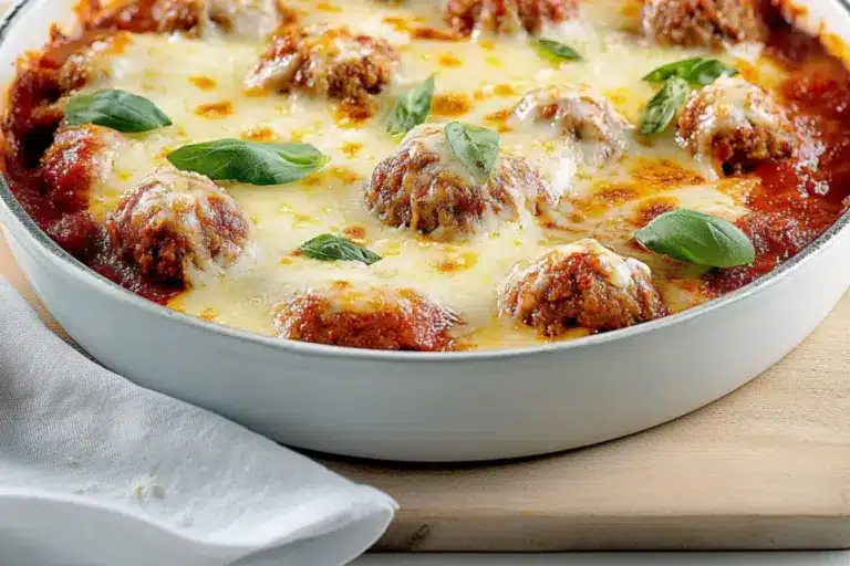Casserole de boulettes au porc