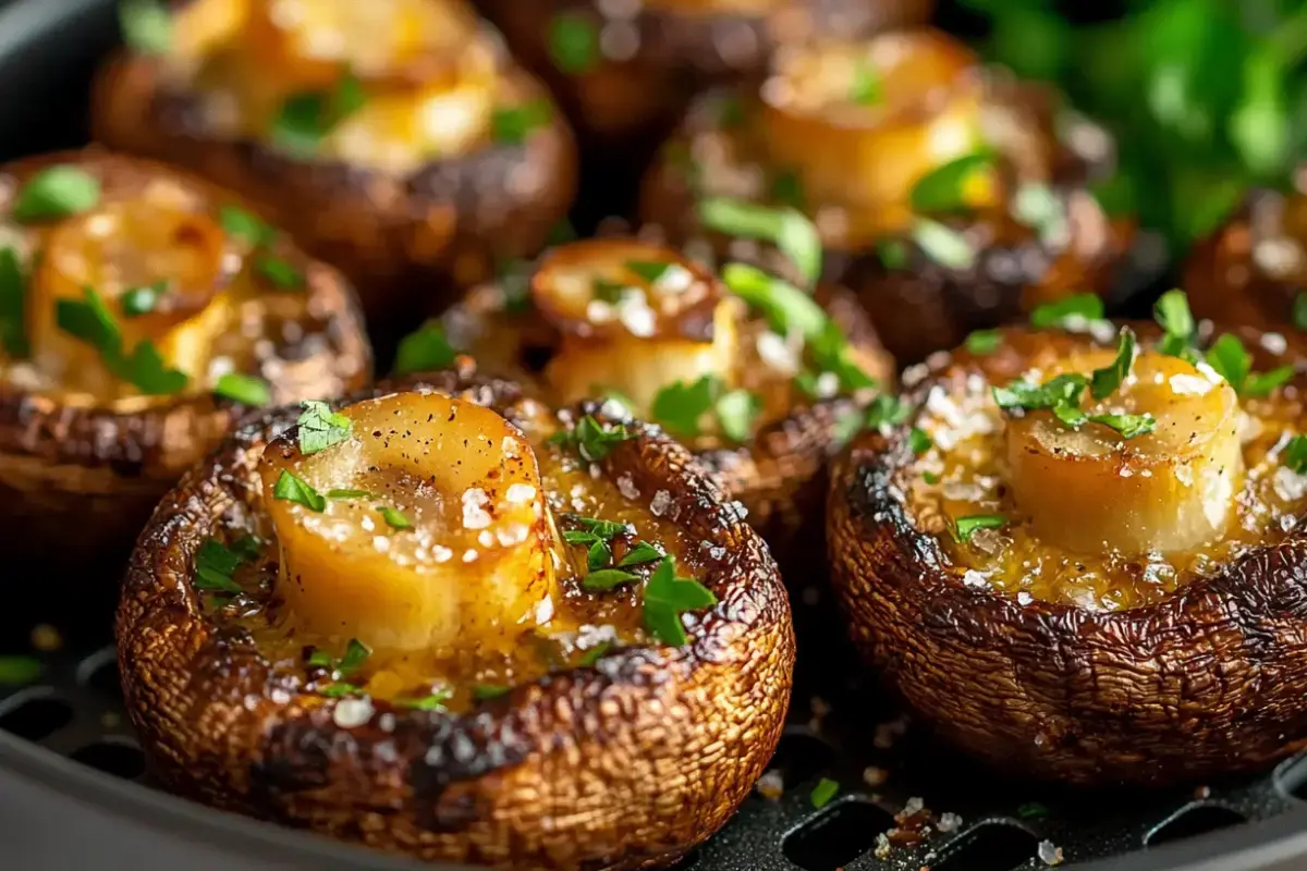 Délicieuse recette de champignons à la friteuse à air 2 champignons à la friteuse à air