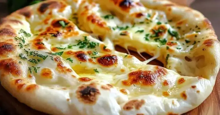 Cheese Naan à la Vache qui Rit :