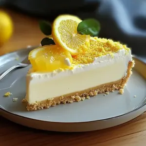 Cheesecake Citron Fraîcheur Sans Cuisson