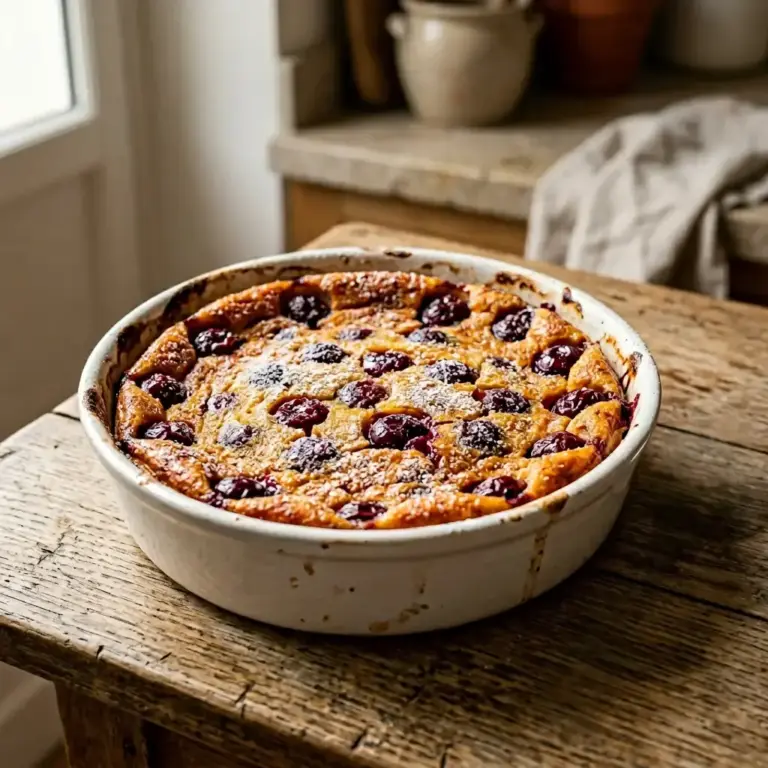 Clafoutis aux cerises inratable : la recette traditionnelle