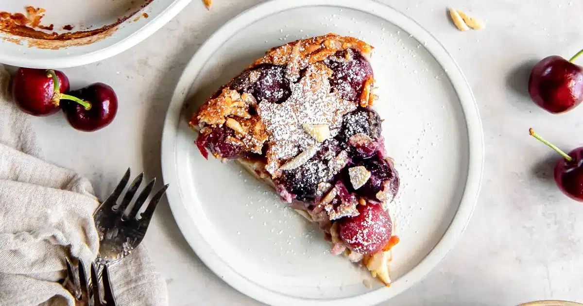 Cherry Clafoutis (quick and easy) 2 clafoutis aux cerises