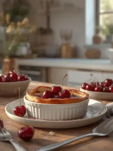 Clafoutis aux cerises traditionnel