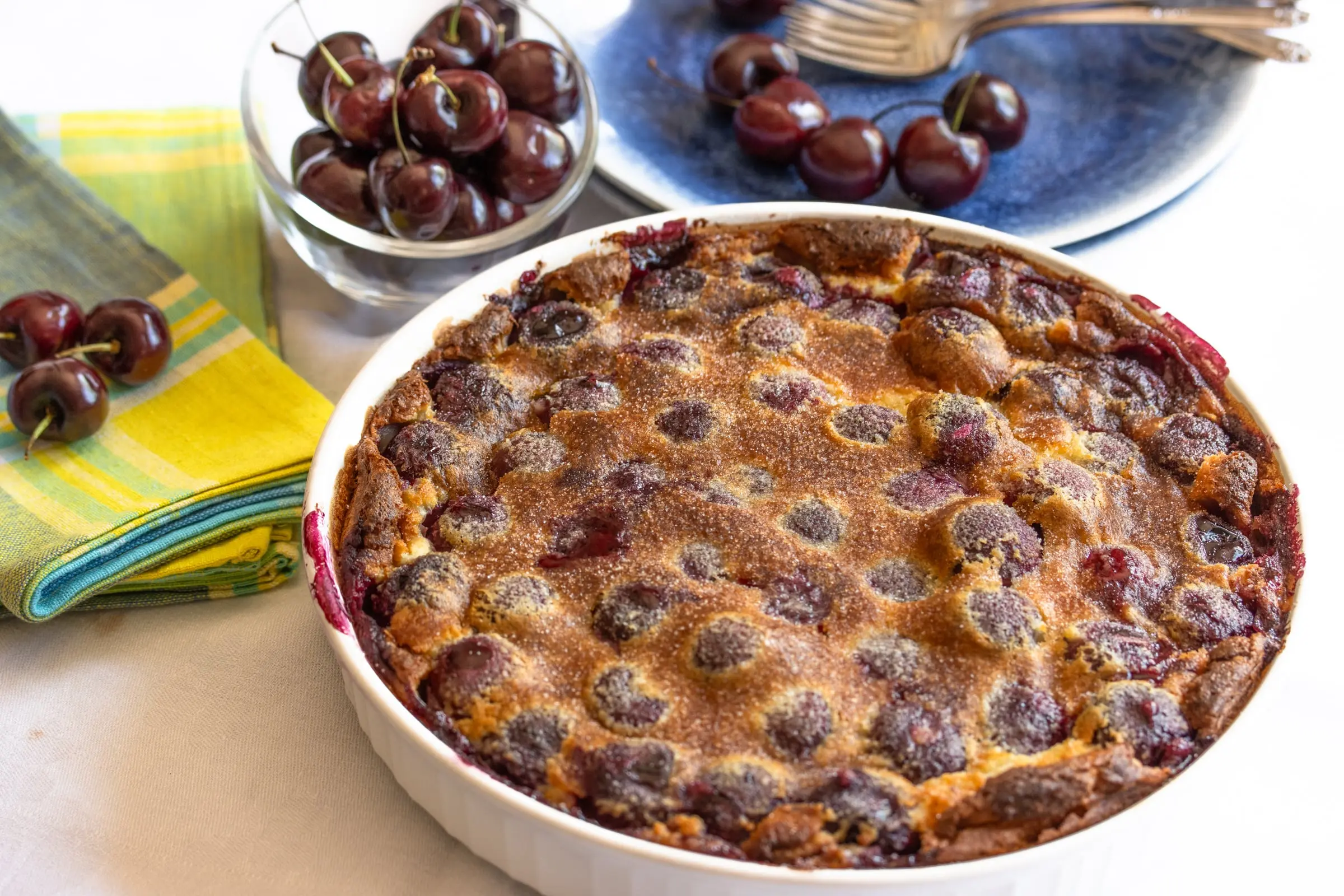 Cherry Clafoutis - Classic French Clafoutis Aux Cerises 2 clafoutis aux cerises
