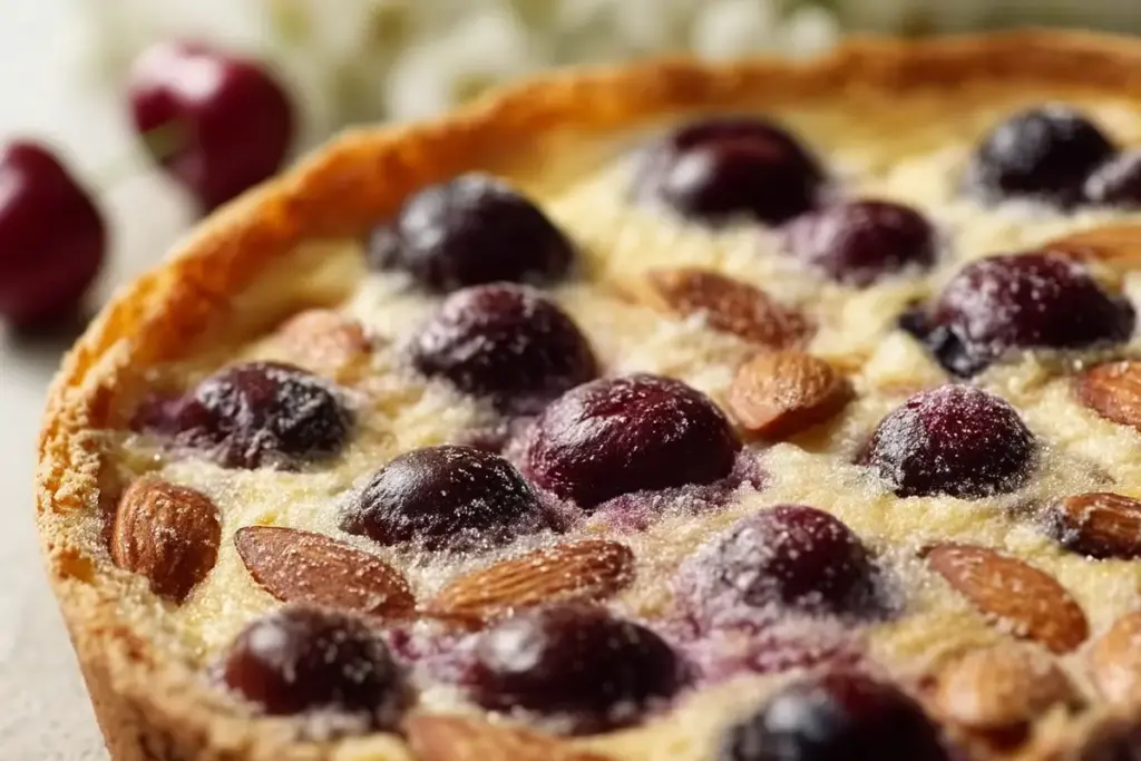 Clafoutis aux cerises et amandes : un dessert fondant au cœur de l’été