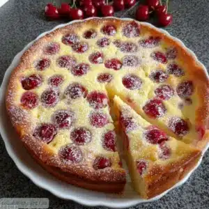 Clafoutis aux cerises facile