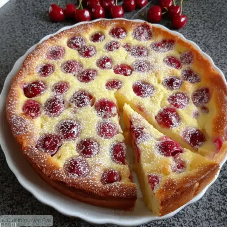 Clafoutis aux cerises facile : la recette moelleuse et inratable –