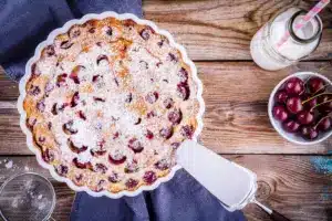 Clafoutis aux cerises surgelées