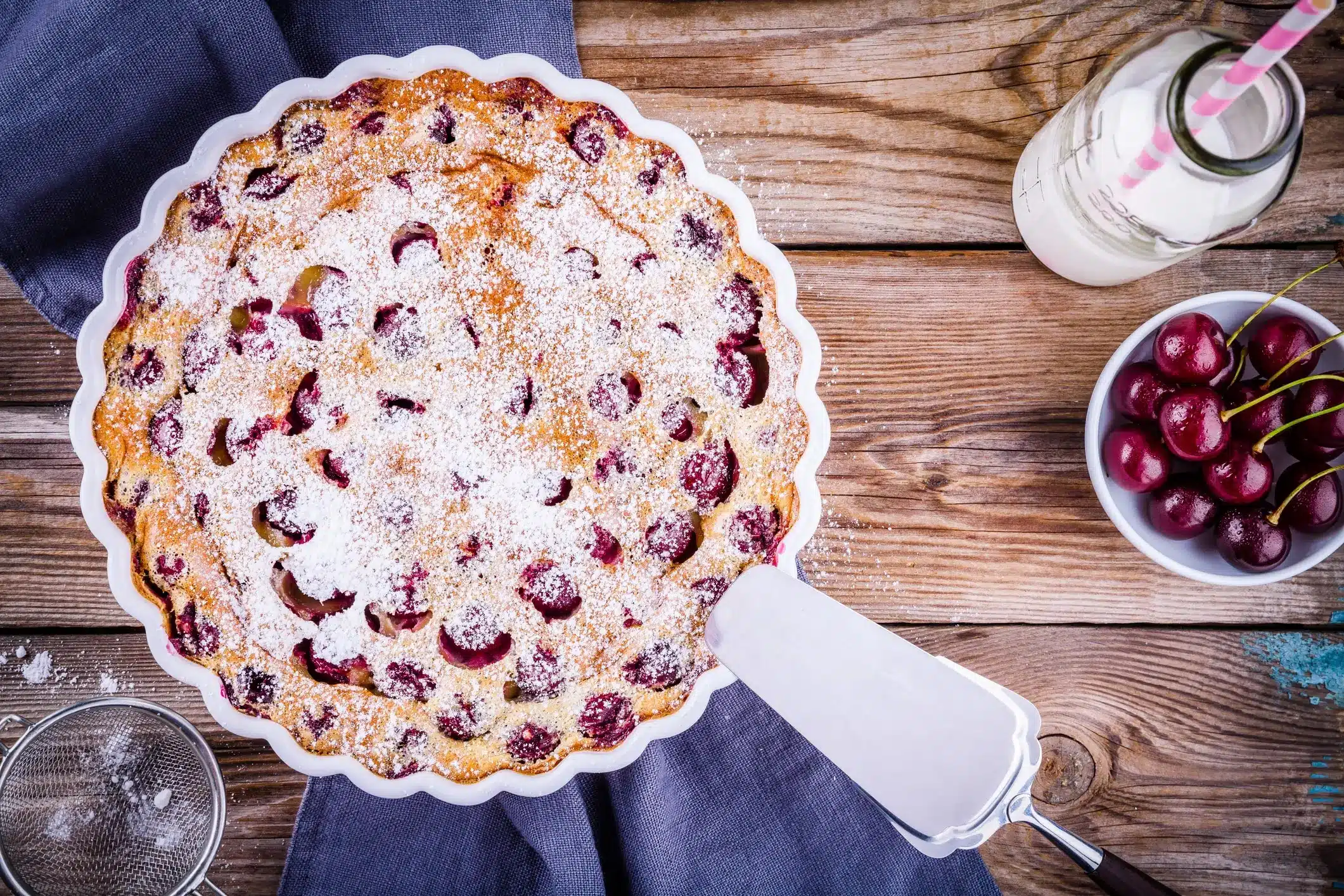 clafoutis aux cerises surgelyes