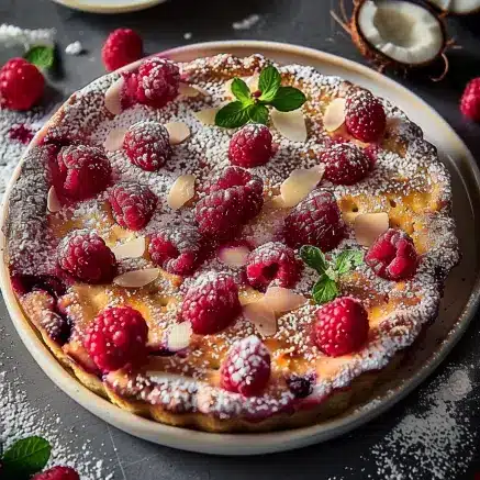 Clafoutis Framboises Coco : Une Douceur Estivale