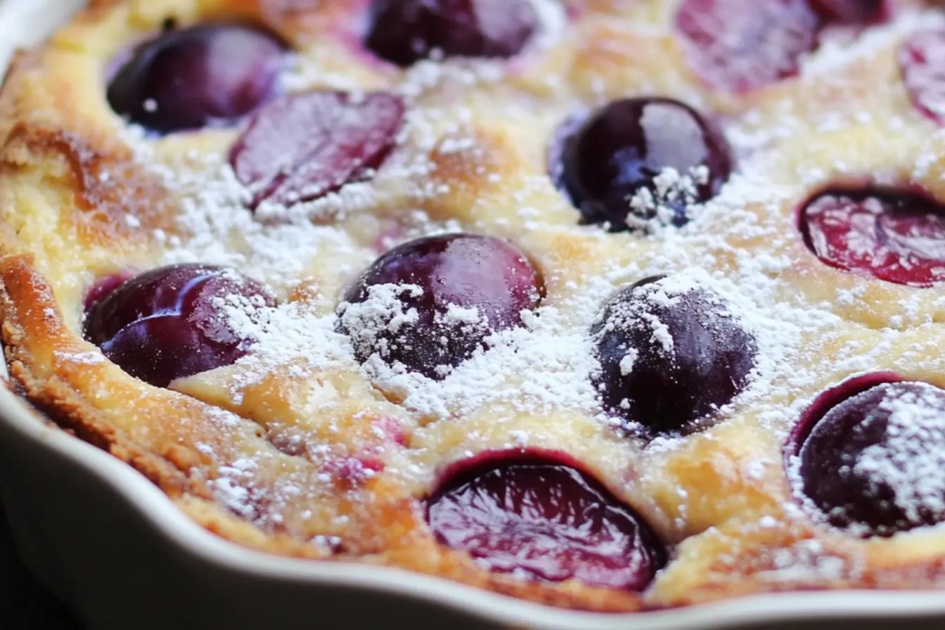 Clafoutis aux prunes de saison 2 clafoutis aux prunes