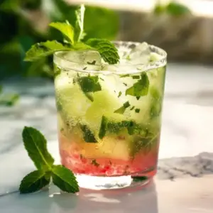 Mocktail à la Pastèque et à la Menthe