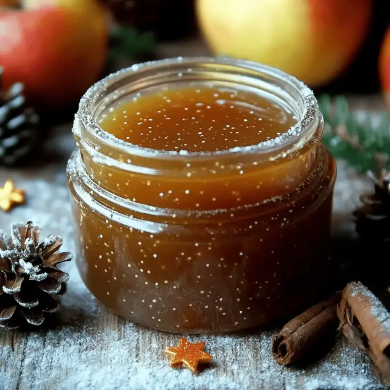 Confiture de Noël à la Pomme: Recette épicée festive maison