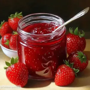 Confiture de fraise maison authentique