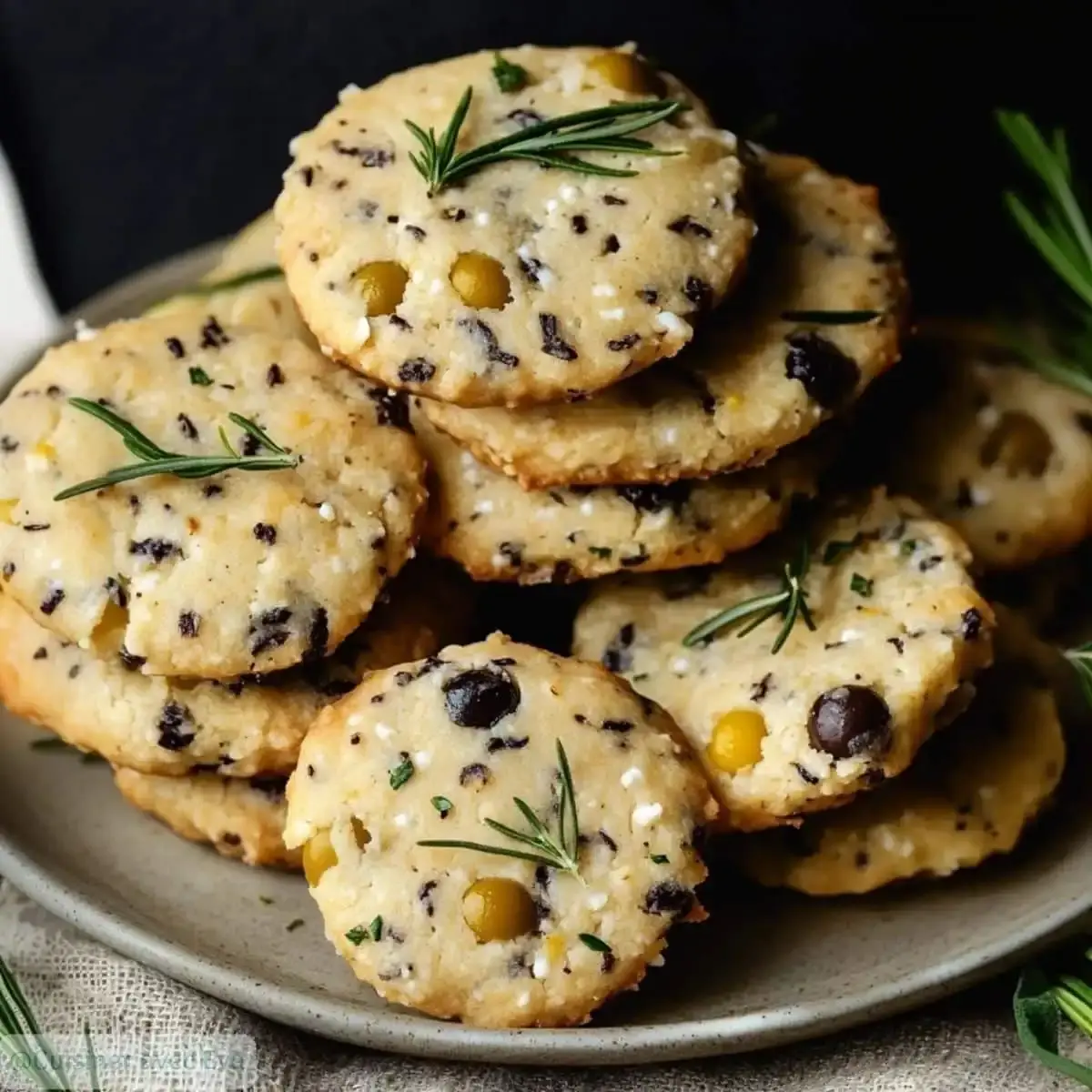 Cookies Salés au Parmesan et Olives Noires : succombez à cette recette irrésistible - 2 cookies salés parmesan olives noires