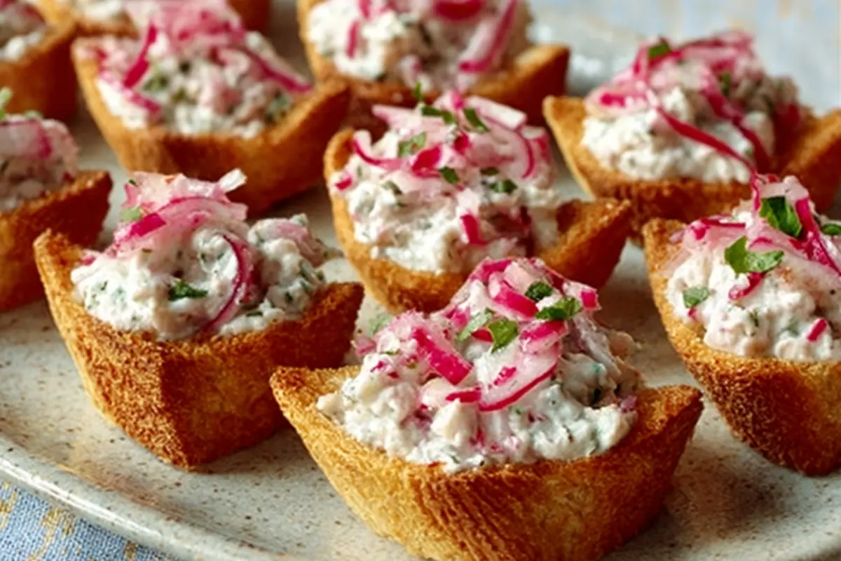 Corolles de pain de mie et tartinade de radis : l’apéritif original qui régale sans stress 2 corolles de pain de mie