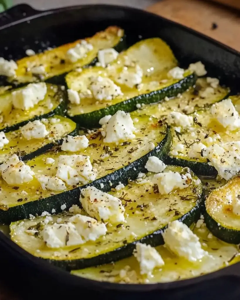 Courgettes rôties au four à la feta 2 courgettes au four à la feta