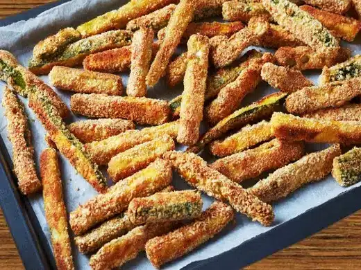 Courgettes croustillantes au four : la recette en 10 minutes – CUISINE MINUTES