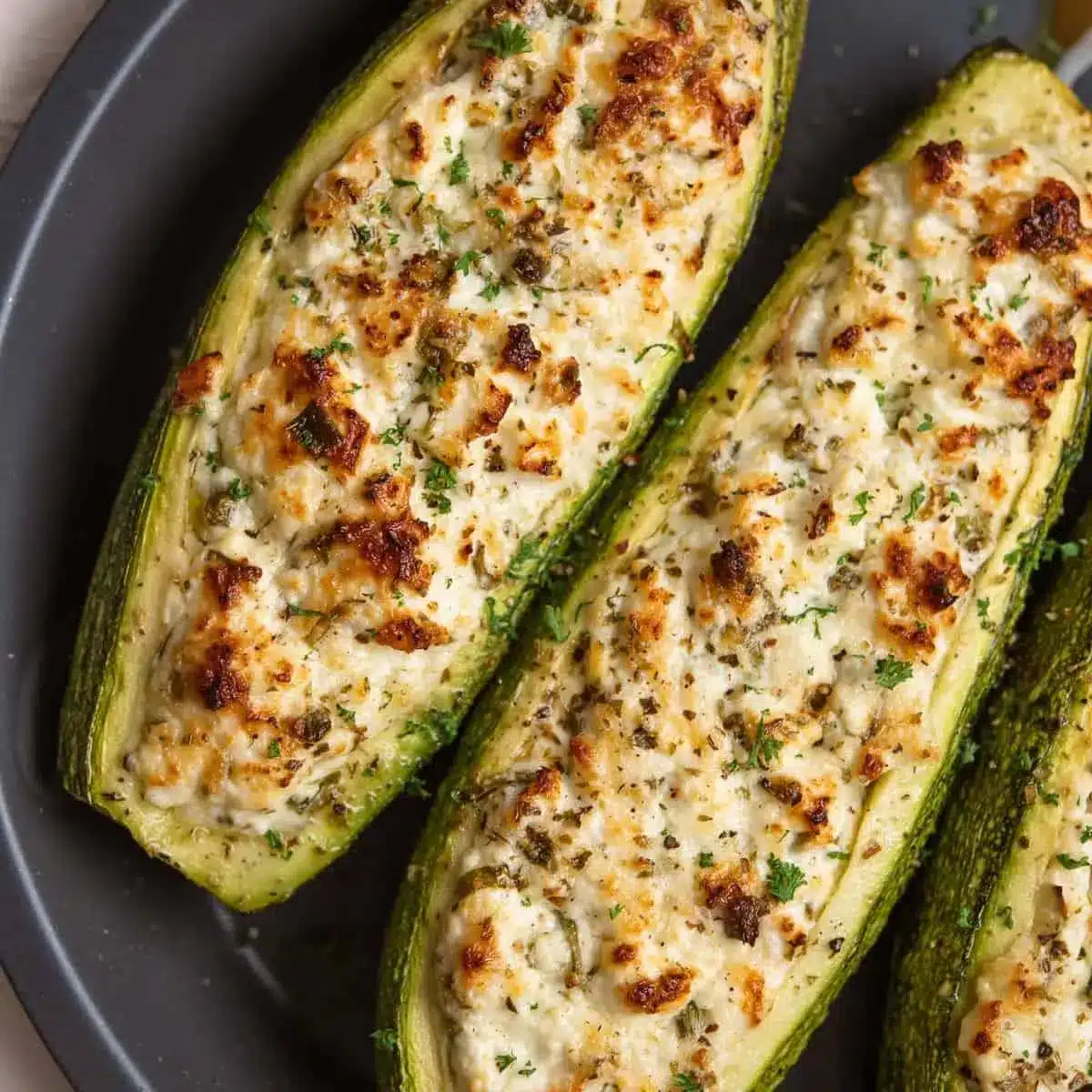 courgettes farcies y la feta