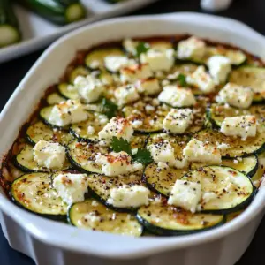 Courgettes Feta au Four : Délice Méditerranéen Facile
