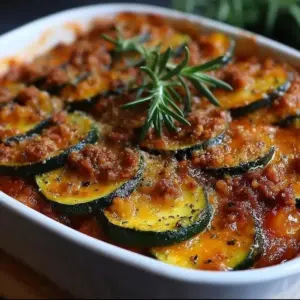 Courgettes à la Bolognaise