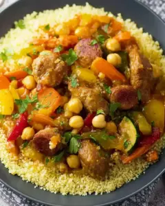 Couscous royal poulet et merguez