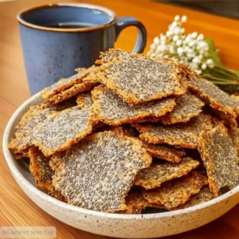 Crackers Énergétiques aux Graines de Chia : sains et croustillants –