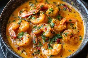 Crevettes à l’ail et au beurre